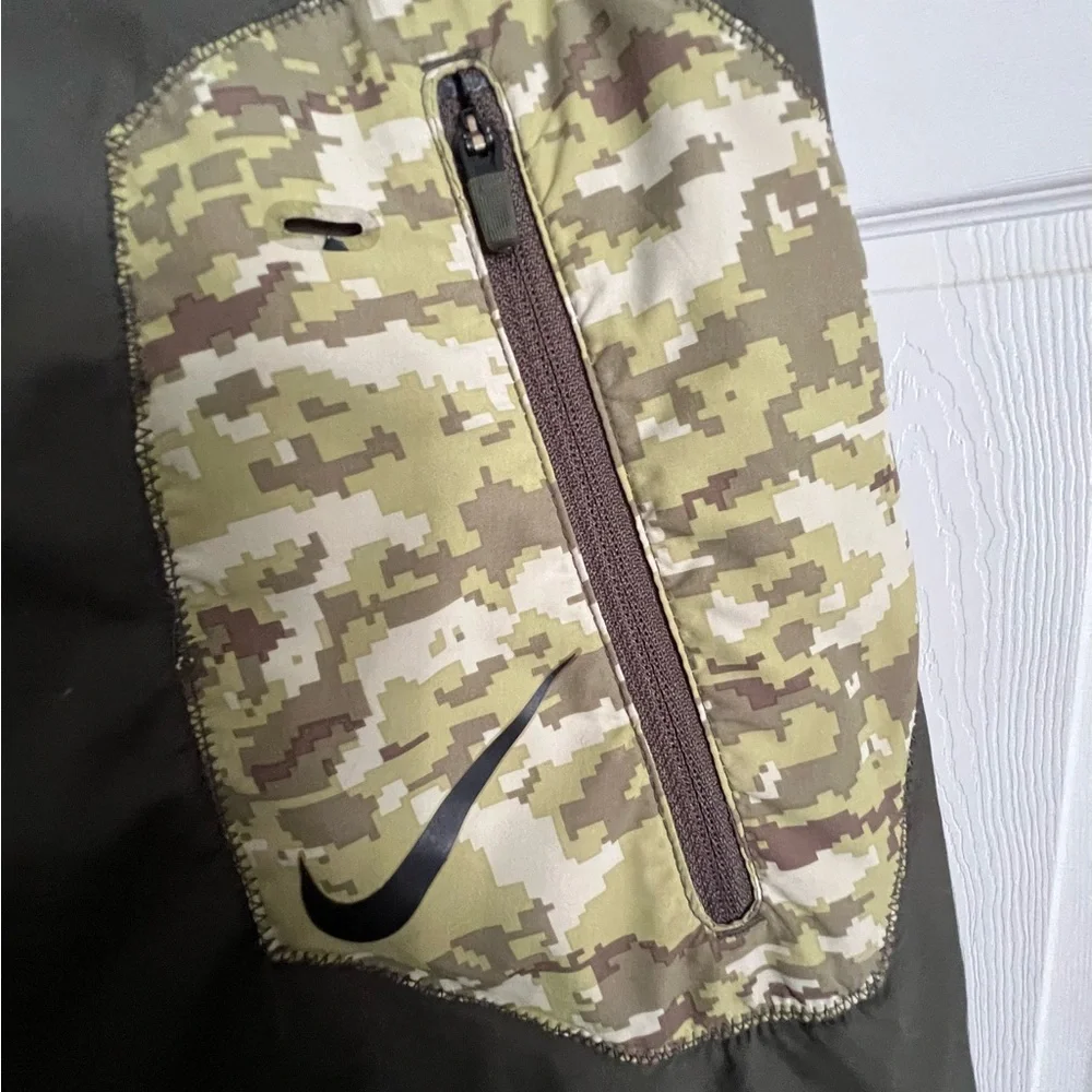 Nike Sz 2XL Salut to Service NFL SnapBack Jacket Brown Men’s 1/4 Xipper